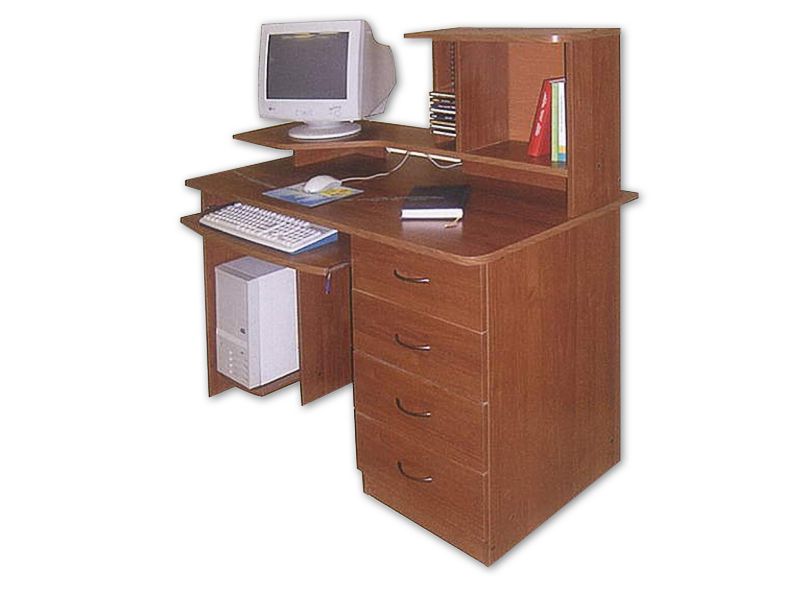 Компьютерный стол КС4 с надстройкой